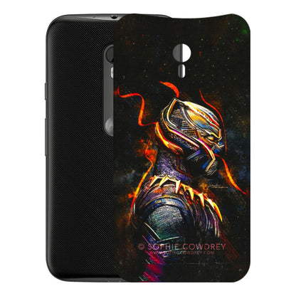 Motorola Phone Skins (All Models) - Black Panther - 3D Embossed Finish (L-190) Motorola Moto G3
