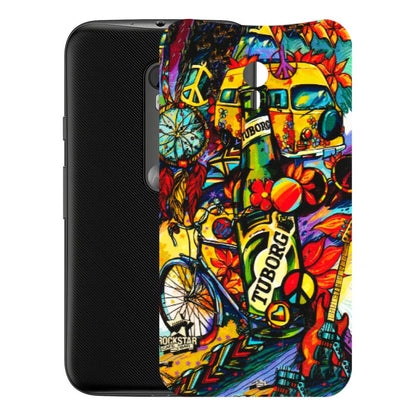 Motorola Phone Skins (All Models) - Cool Beer Bottle - 3D Embossed Finish (L-193) Motorola Moto G3