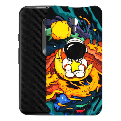 Motorola Phone Skins (All Models) - Baby Astronaut - 3D Embossed Finish (L-197) Motorola Moto G3