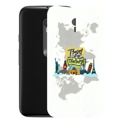 Motorola Phone Skins (All Models) - Travel Therapy - 3D Embossed Finish (L-199) Motorola Moto G3