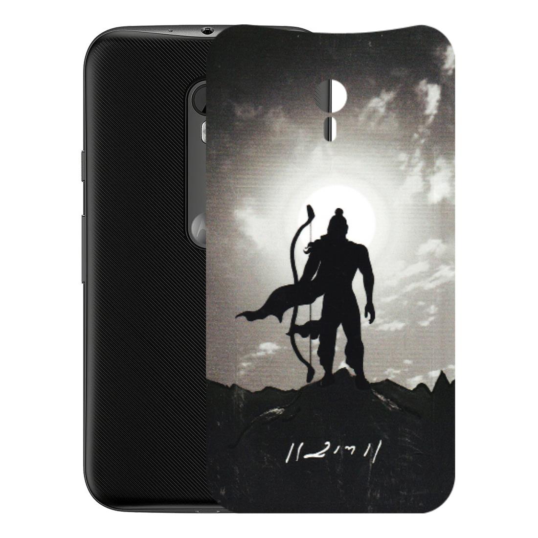 Motorola Phone Skins (All Models) - Jai Siya Ram - 3D Embossed Finish (L-200) Motorola Moto G3