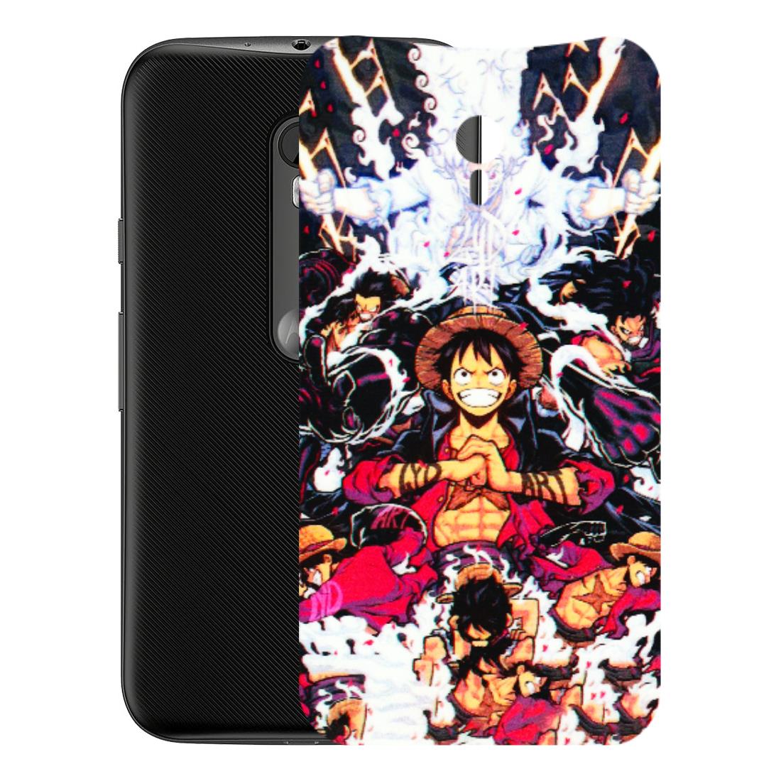 Motorola Phone Skins (All Models) - Luffy Anime Character - 3D Embossed Finish (L-203) Motorola Moto G3