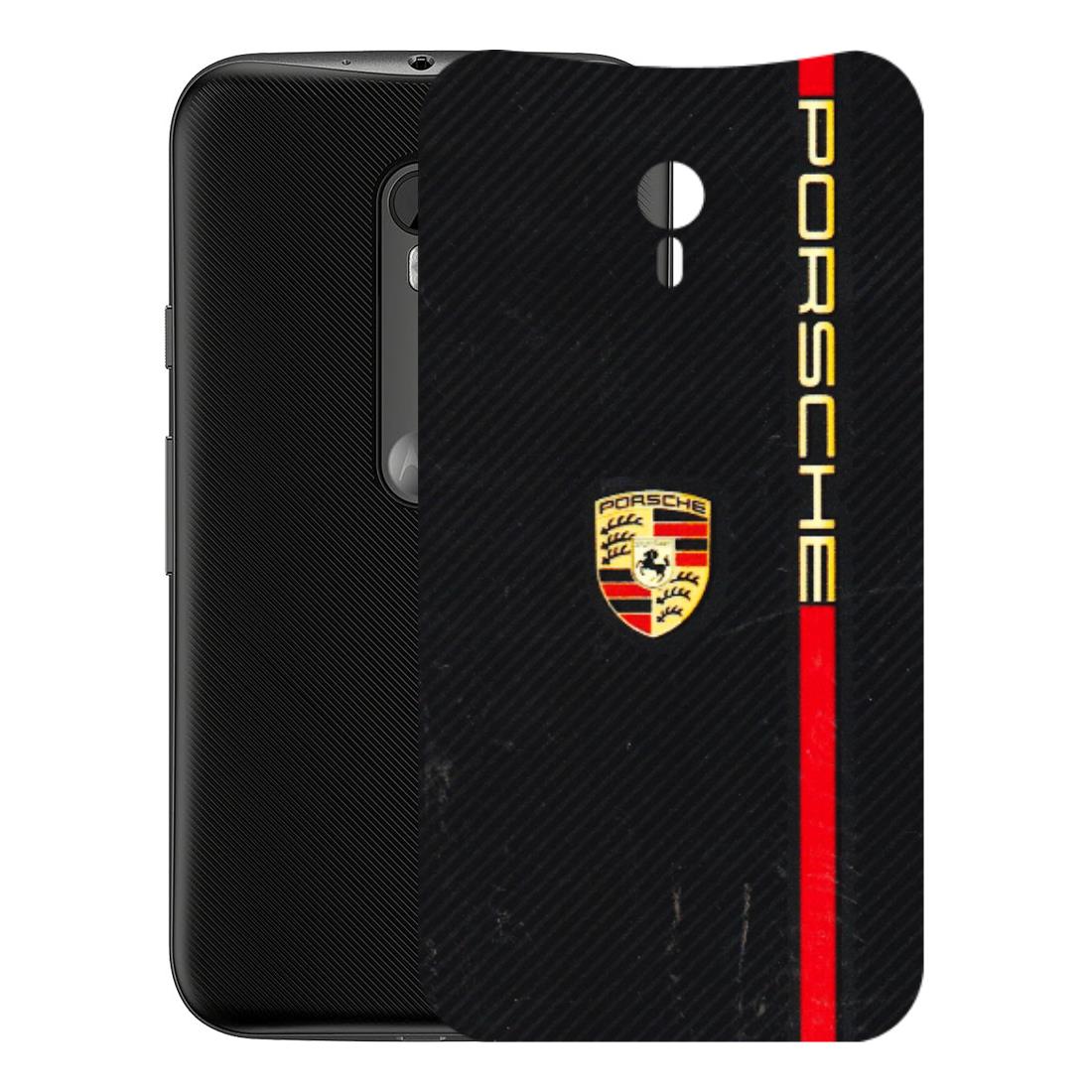 Motorola Phone Skins (All Models) - Premium Porsche - 3D Embossed Finish (L-225) Motorola Moto G3