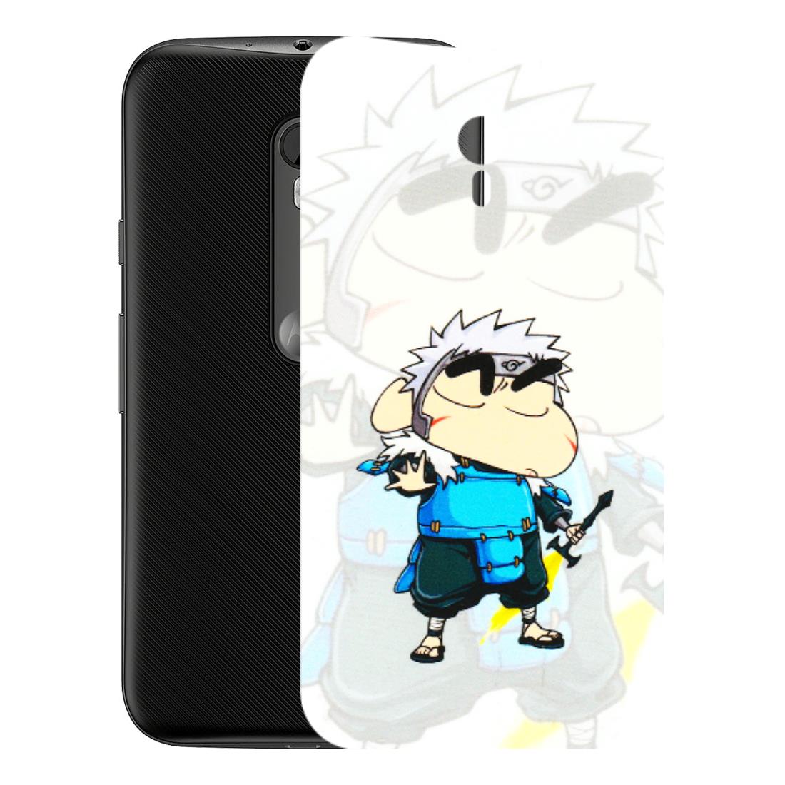 Motorola Phone Skins (All Models) - Angry Young Shinchan - 3D Embossed Finish (L-226) Motorola Moto G3