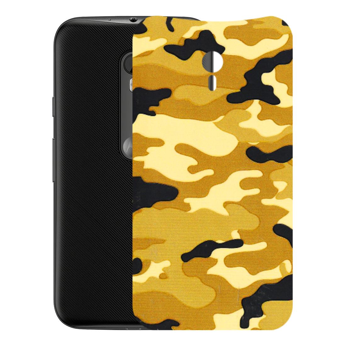 Motorola Phone Skins (All Models) - Indian Camo - 3D Embossed Finish (L-228) Motorola Moto G3