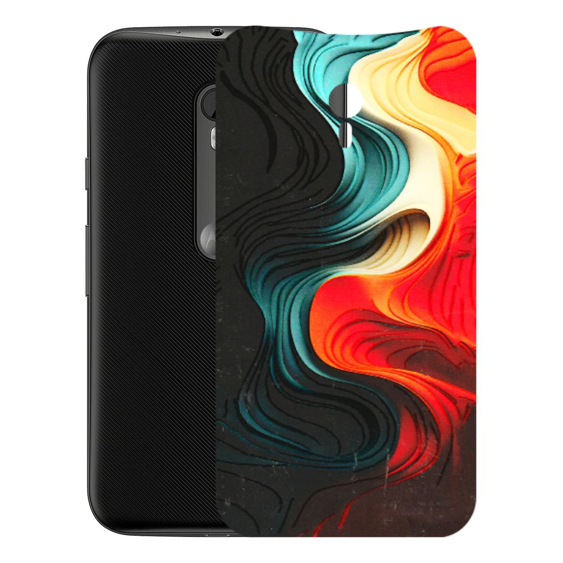 Motorola Phone Skins (All Models) - The Silky Swirl - 3D Embossed Finish (L-240) Motorola Moto G3