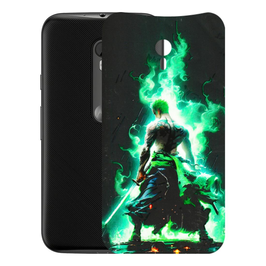 Motorola Phone Skins (All Models) - Zoro Sword - 3D Embossed Finish (L-241) Motorola Moto G3