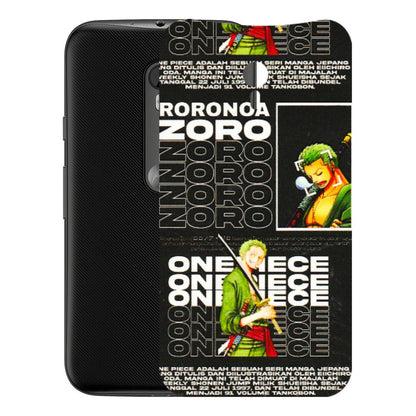 Motorola Phone Skins (All Models) - One Piece Zoro - 3D Embossed Finish (L-250) Motorola Moto G3