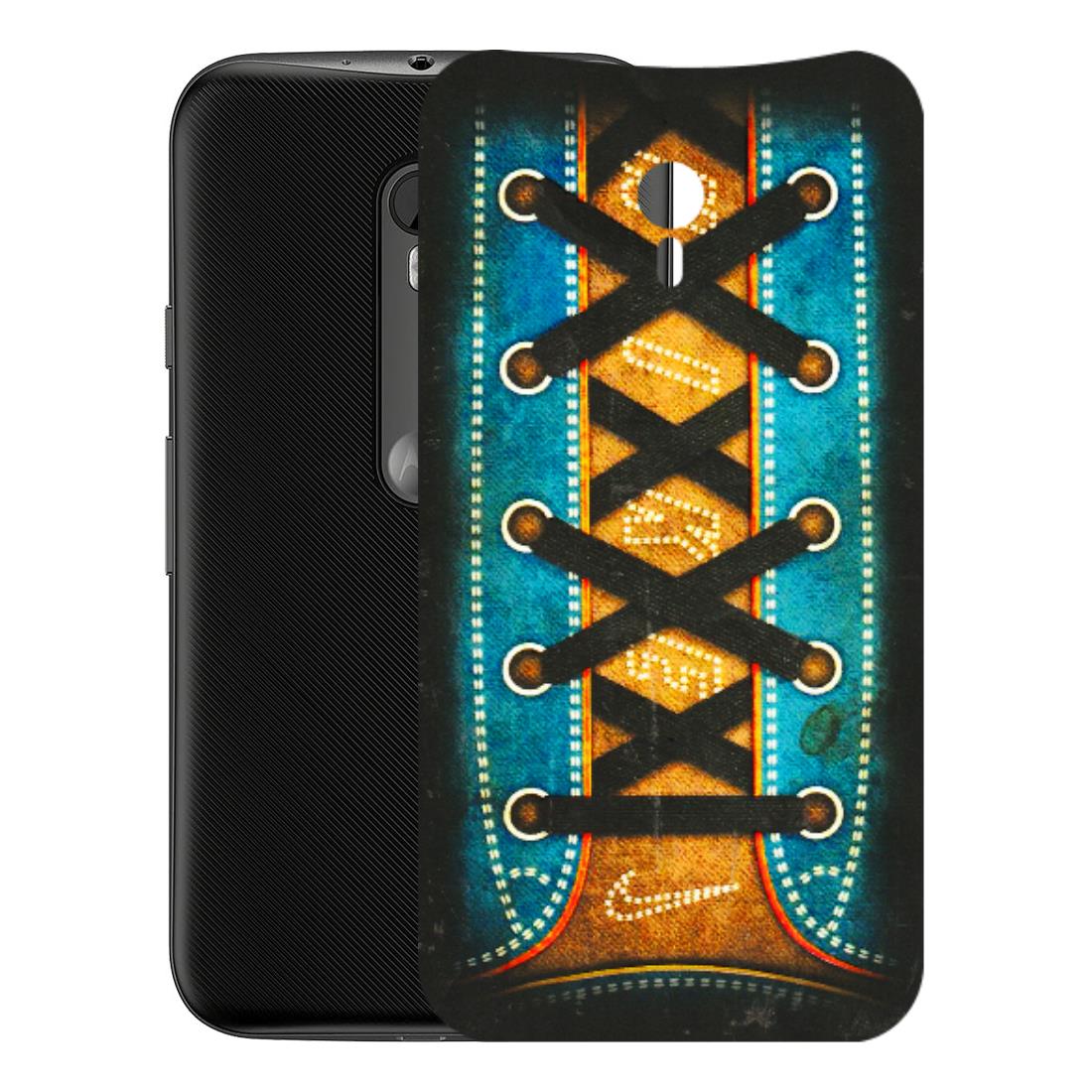 Motorola Phone Skins (All Models) - Sneakers Lover Nike - 3D Embossed Finish (L-262) Motorola Moto G3