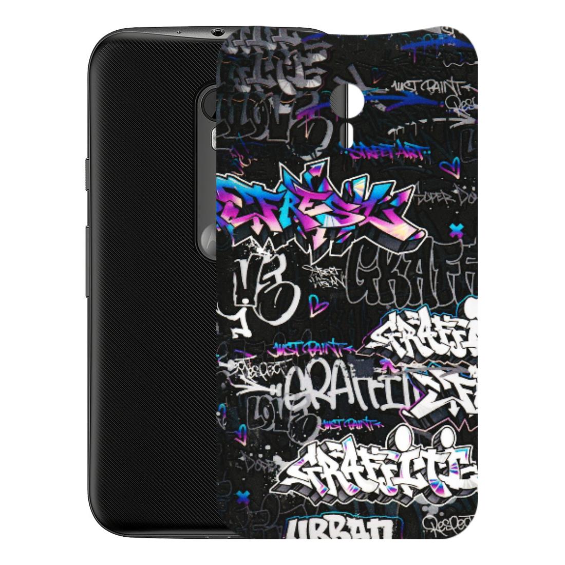 Motorola Phone Skins (All Models) - Graffiti Killer - 3D Embossed Finish (L-274) Motorola Moto G3
