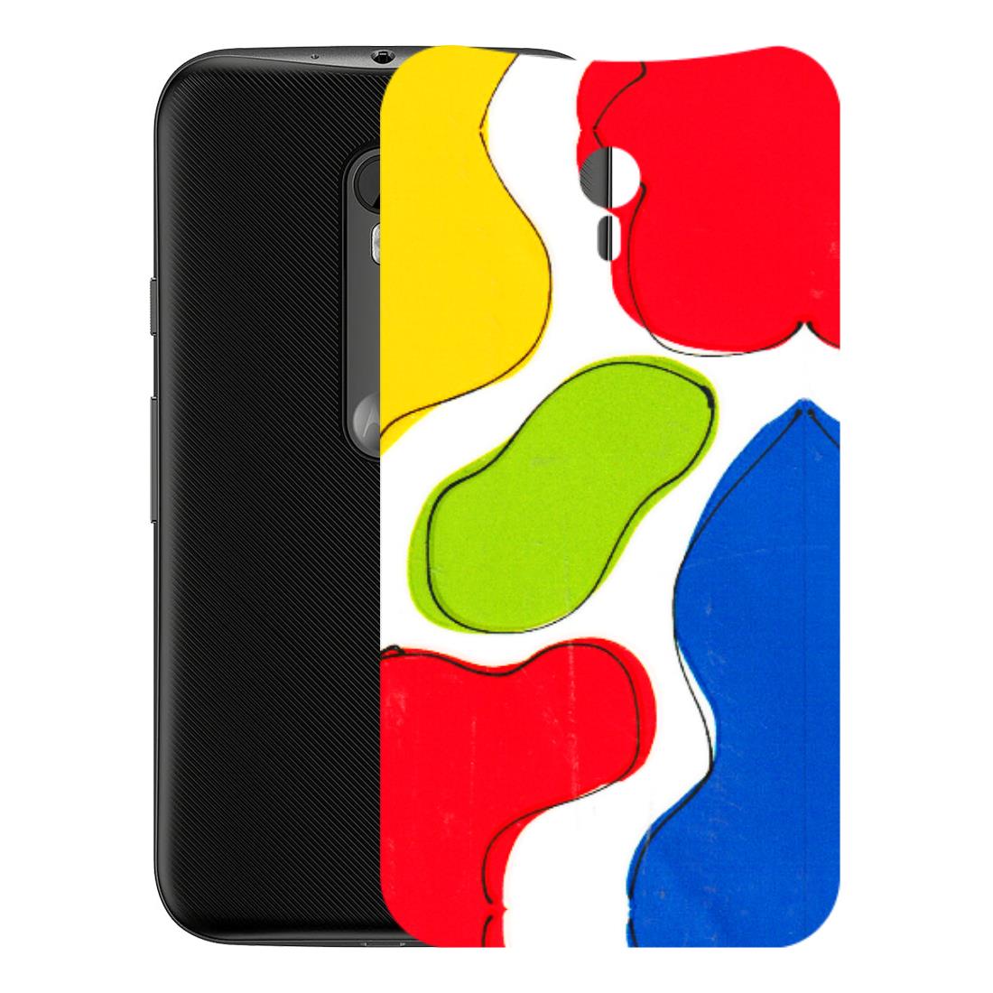 Motorola Phone Skins (All Models) - RGB Colour Paint - 3D Embossed Finish (L-284) Motorola Moto G3