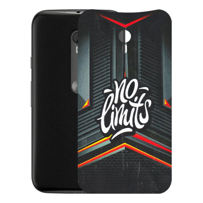 Motorola Phone Skins (All Models) - No Limits - 3D Embossed Finish (L-286) Motorola Moto G3