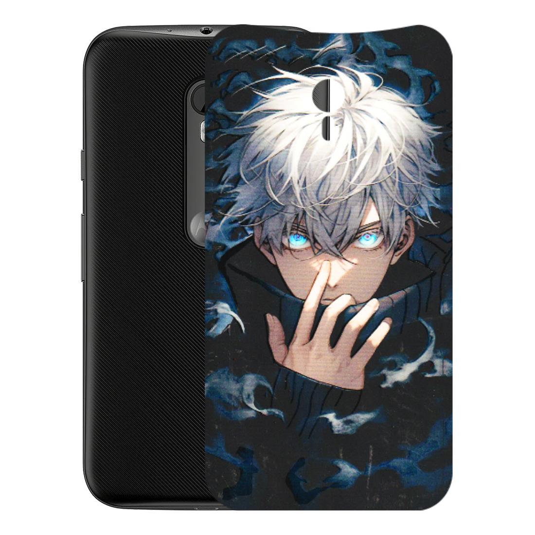 Motorola Phone Skins (All Models) - New Jujutsu Kaisen Anime - 3D Embossed Finish (L-313) Motorola Moto G3