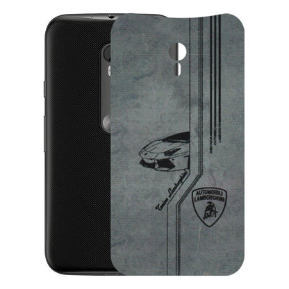 Motorola Phone Skins (All Models) - New Lamborgini Aventador - 3D Embossed Finish (L-321) Motorola Moto G3