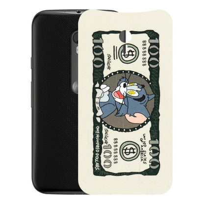 Motorola Phone Skins (All Models) - Tom Hundred Dollar - 3D Embossed Finish (L-324) Motorola Moto G3
