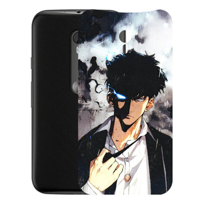 Motorola Phone Skins (All Models) - Sung Jinwoo Manhwa Anime - 3D Embossed Finish (L-328) Motorola Moto G3