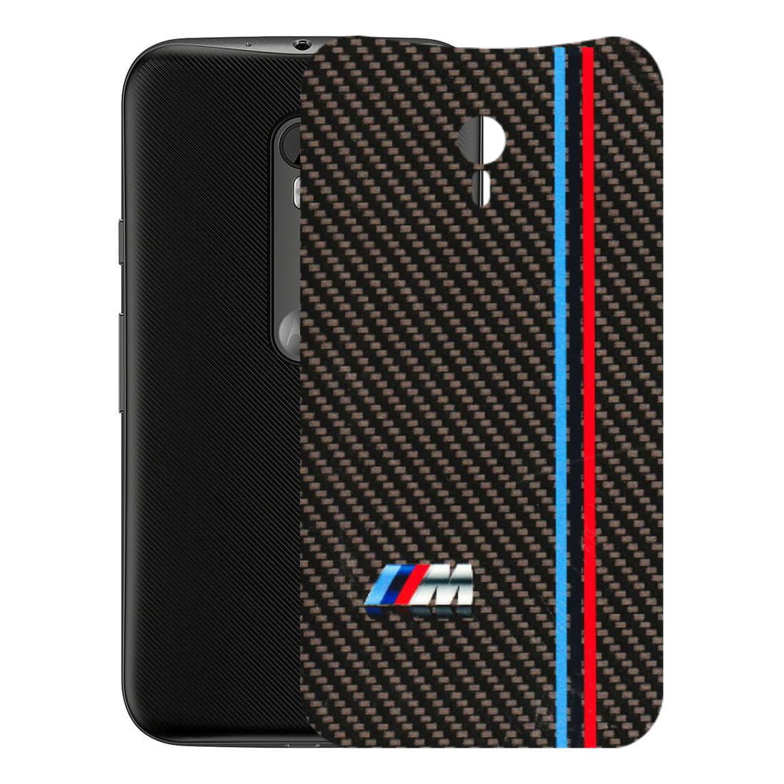 Motorola Phone Skins (All Models) - BM Carbon Fiber Feels - 3D Embossed Finish (L-38) Motorola Moto G3