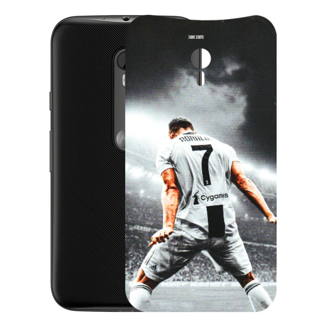 Motorola Phone Skins (All Models) - Ronaldo CR7 Crazy - 3D Embossed Finish (L-44) Motorola Moto G3