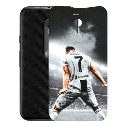Motorola Phone Skins (All Models) - Ronaldo CR7 Crazy - 3D Embossed Finish (L-44) Motorola Moto G3