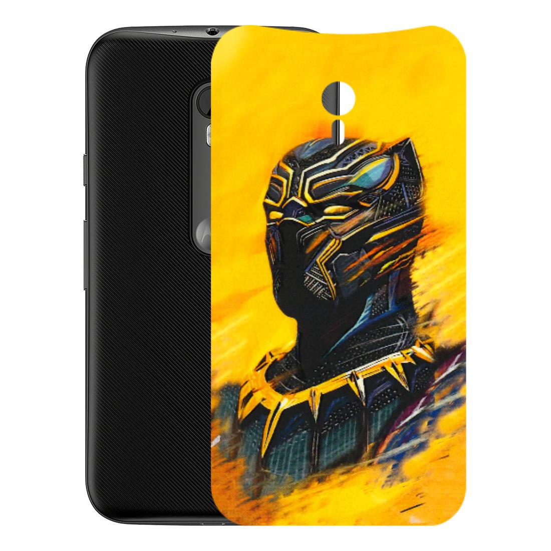 Motorola Phone Skins (All Models) - Yellow Panther - 3D Embossed Finish (L-54) Motorola Moto G3