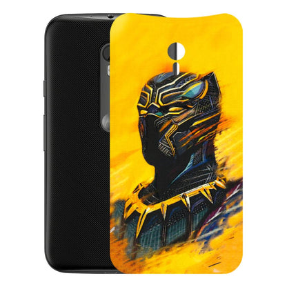 Motorola Phone Skins (All Models) - Yellow Panther - 3D Embossed Finish (L-54) Motorola Moto G3