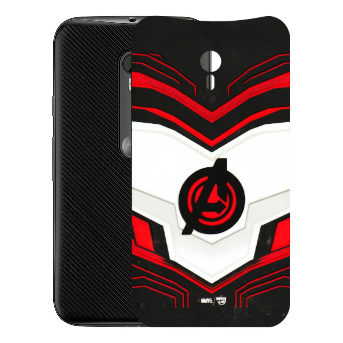 Motorola Phone Skins (All Models) - Avengers Logo - 3D Embossed Finish (L-55) Motorola Moto G3