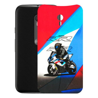 Motorola Phone Skins (All Models) - Bikers Love - 3D Embossed Finish (L-58) Motorola Moto G3