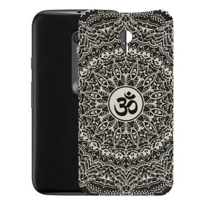 Motorola Phone Skins (All Models) - Aum Elegant Mandala - 3D Embossed Finish (L-62) Motorola Moto G3