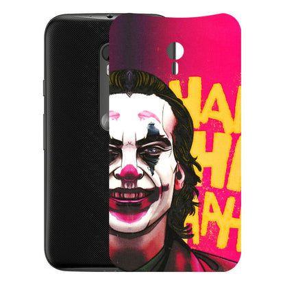 Motorola Phone Skins (All Models) - Joker Evil Laugh - 3D Embossed Finish (L-97) Motorola Moto G3