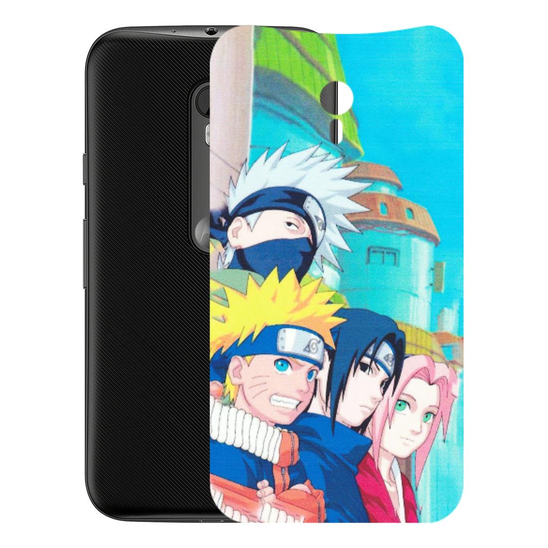 Motorola Phone Skins (All Models) - Team Minato And Kakashi - Matte Finish (M-101) Motorola Moto G3