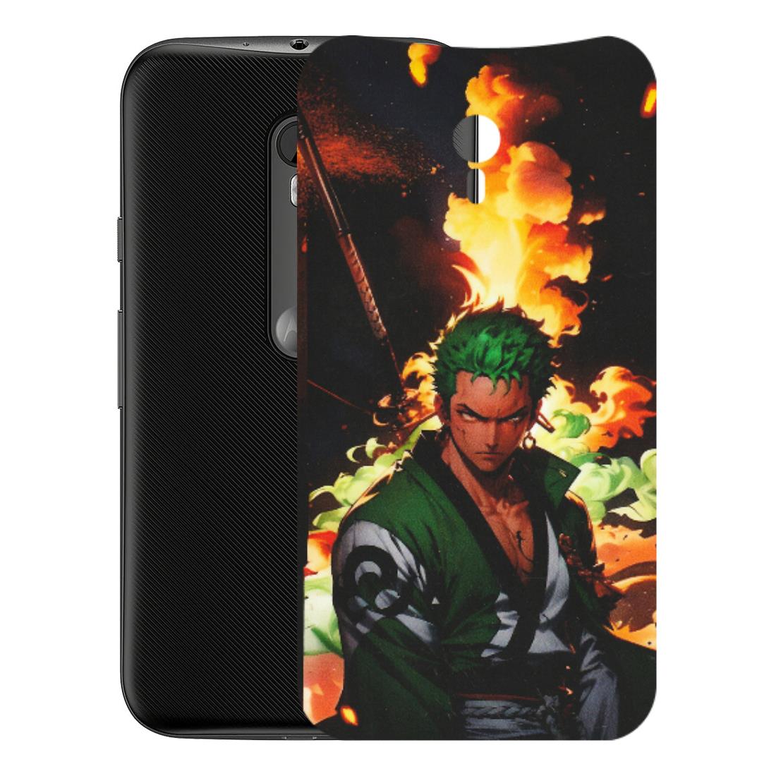 Motorola Phone Skins (All Models) - Roronoa Zoro - Matte Finish (M-102) Motorola Moto G3