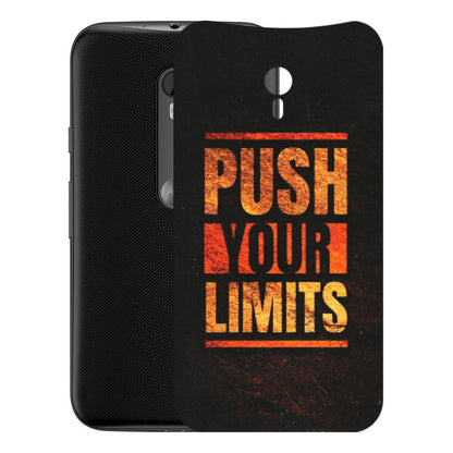 Motorola Phone Skins (All Models) - Push Your Limits - Matte Finish (M-118) Motorola Moto G3