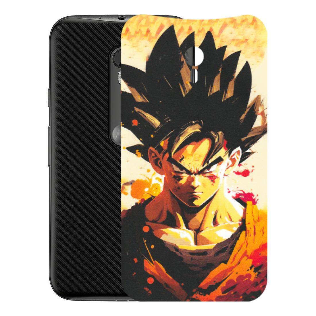 Motorola Phone Skins (All Models) - Angry Goku - Matte Finish (M-12) Motorola Moto G3