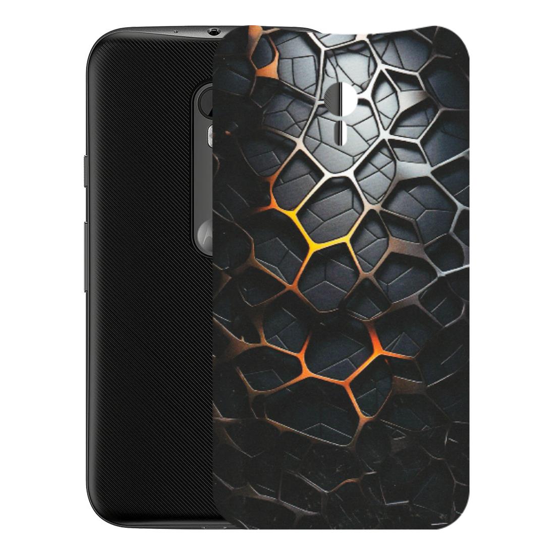 Motorola Phone Skins (All Models) - New Abstract Graphite Tiles - Matte Finish (M-130) Motorola Moto G3