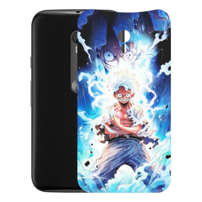 Motorola Phone Skins (All Models) - Blue Thunder Luffy Anime - Matte Finish (M-132) Motorola Moto G3