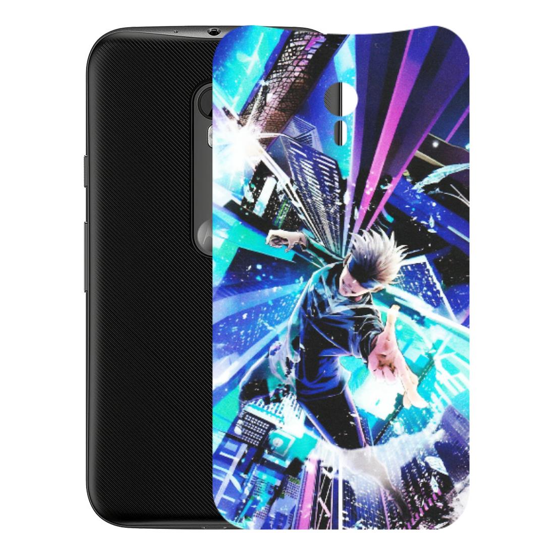 Motorola Phone Skins (All Models) - Manga Action Jujustu Kaisen Anime - Matte Finish (M-155) Motorola Moto G3