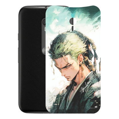 Motorola Phone Skins (All Models) - Pirate Hunter One Piece Anime - Matte Finish (M-157) Motorola Moto G3