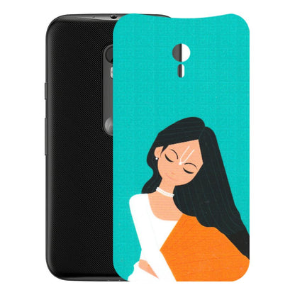 Motorola Phone Skins (All Models) - Radhe Radhe With Hindu Symbol - Matte Finish (M-164) Motorola Moto G3