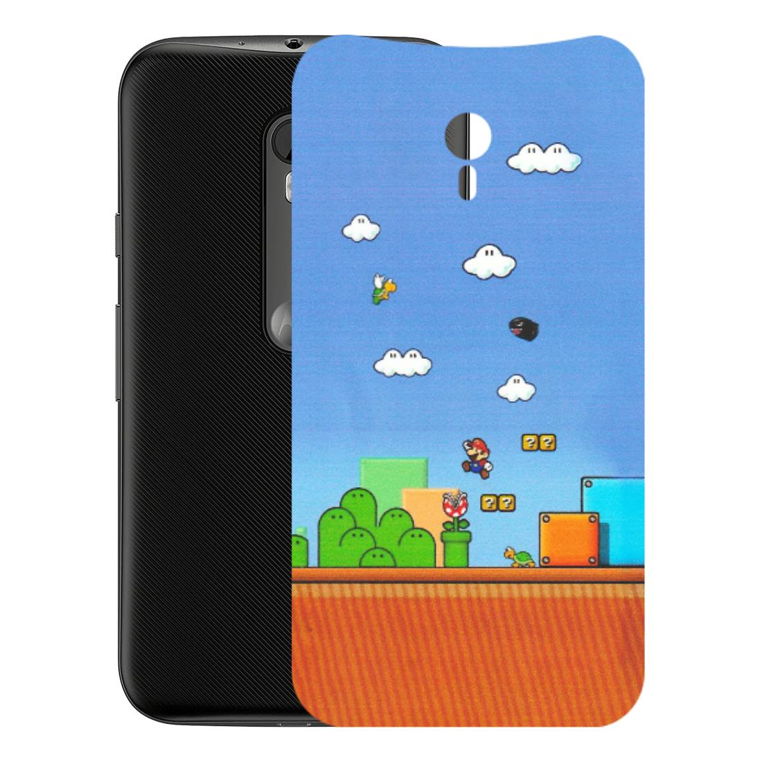 Motorola Phone Skins (All Models) - Mario Game Scene - Matte Finish (M-24) Motorola Moto G3