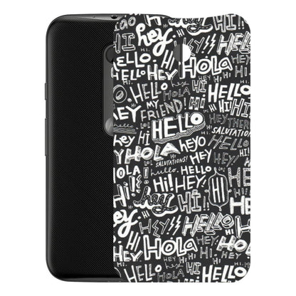 Motorola Phone Skins (All Models) - Hi Hello Doodles - Matte Finish (M-25) Motorola Moto G3