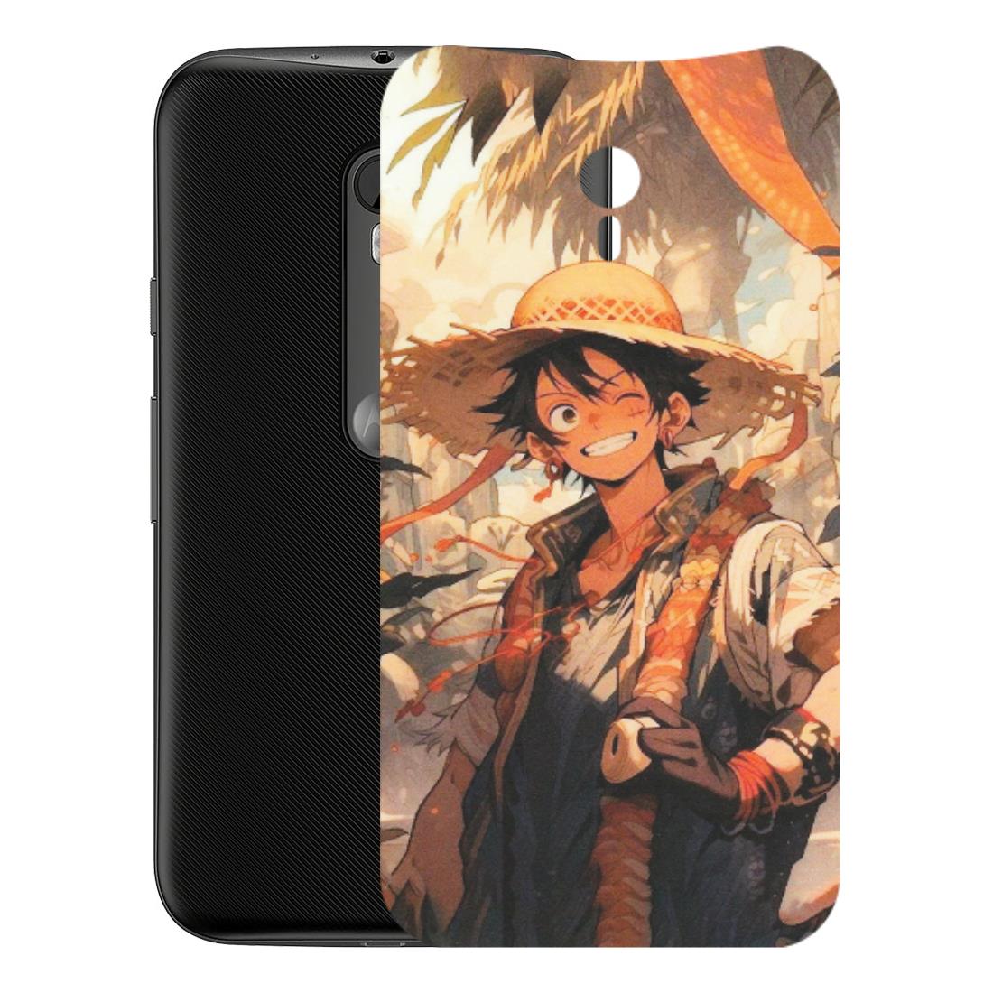 Motorola Phone Skins (All Models) - Anime Character Smile - Matte Finish (M-33) Motorola Moto G3