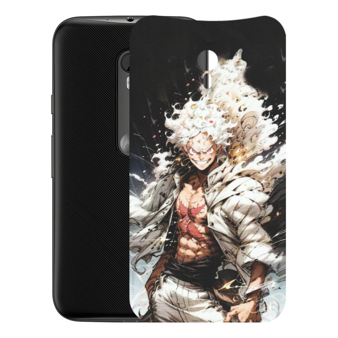 Motorola Phone Skins (All Models) - Anime Angry Classy Character - Matte Finish (M-34) Motorola Moto G3