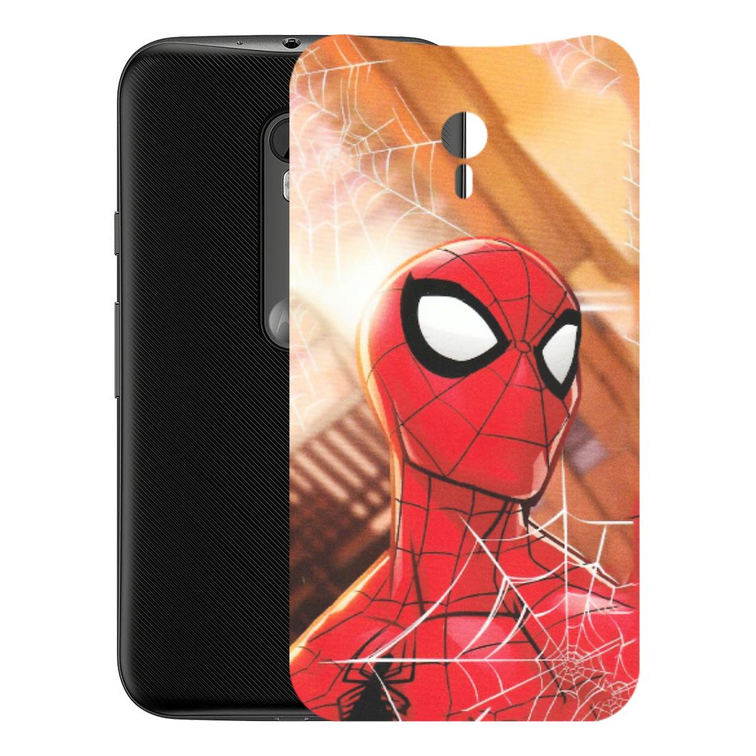 Motorola Phone Skins (All Models) - Spiderman Face New - Matte Finish (M-41) Motorola Moto G3