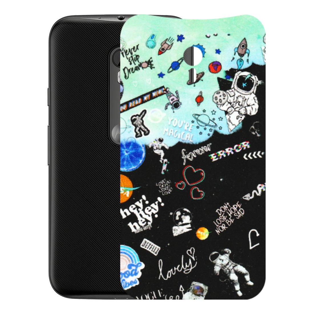 Motorola Phone Skins (All Models) - Living In A Space Dream - Matte Finish (M-46) Motorola Moto G3