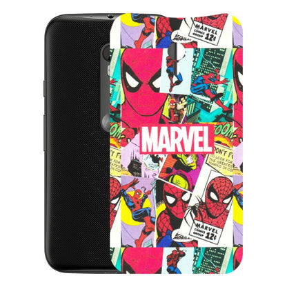 Motorola Phone Skins (All Models) - Marvel Comic Spiderman Grafitti - Matte Finish (M-72) Motorola Moto G3