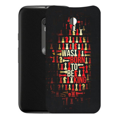 Motorola Phone Skins (All Models) - Born To Be King - Matte Finish (M-73) Motorola Moto G3