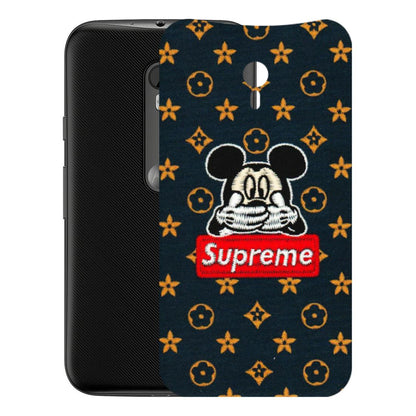 Motorola Phone Skins (All Models) - Mickey Supreme - Matte Finish (M-83) Motorola Moto G3