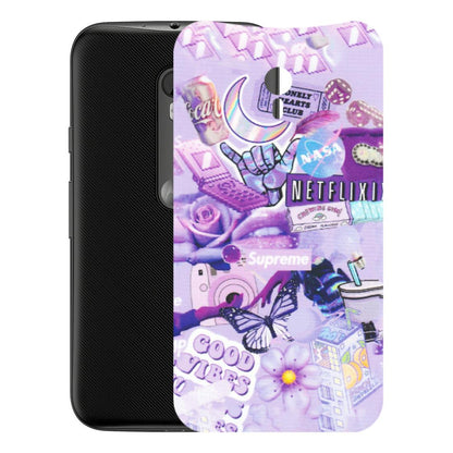 Motorola Phone Skins (All Models) - Supreme Purple Magic - Matte Finish (M-88) Motorola Moto G3
