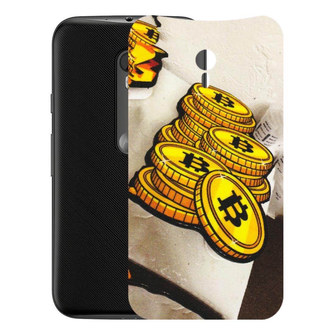 Motorola Phone Skins (All Models) - Billionaire Bitcoin Collection - Matte Finish (M-92) Motorola Moto G3
