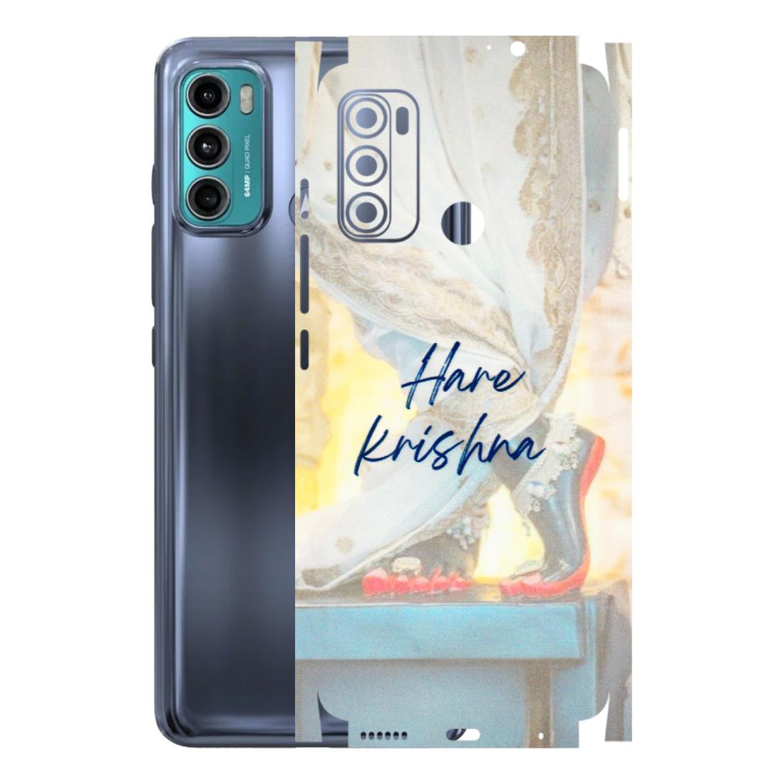 Motorola Phone Skins (All Models) - Hare Krishna - 3D Embossed Finish (L-03) Motorola Moto G40 Fusion (5G)